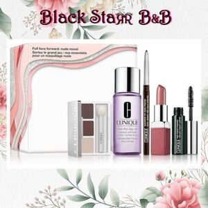 Clinique 5-Pc. Full Face Forward: Nude Mood Makeup Set NEW